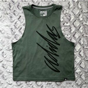 Adidas Climalite Women’s Small Olive Green Muscle Tank Top